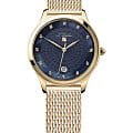 L'Duchen L'Duchen Grace D 791.23.37 M  D 791.23.37 M кварцевые женские часы  синий циферблат, браслет нержавеющая сталь с pvd-покрытием — вид спереди